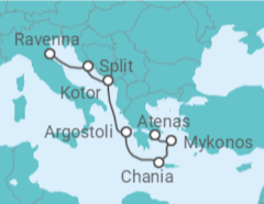 Itinerário do Cruzeiro Grécia, Montenegro, Croácia - Royal Caribbean