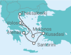 Itinerário do Cruzeiro Ilhas Gregas Infinitas - Celebrity Cruises