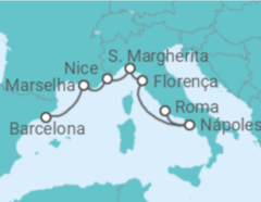 Itinerário do Cruzeiro De Barcelona a Roma - Celebrity Cruises