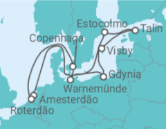 Itinerário do Cruzeiro Polónia, Suécia, Estónia, Alemanha, Dinamarca - Celebrity Cruises
