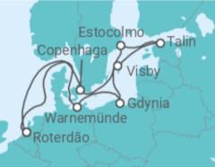 Itinerário do Cruzeiro Alemanha, Polónia, Suécia, Estónia, Dinamarca - Celebrity Cruises