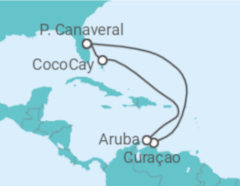 Itinerário do Cruzeiro Curaçao, Aruba - Royal Caribbean