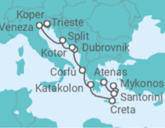 Itinerário do Cruzeiro De Atenas a Trieste (Itália) - NCL Norwegian Cruise Line