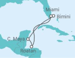 Itinerário do Cruzeiro Western Caribbean Charm - Virgin Voyages