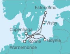 Itinerário do Cruzeiro Alemanha, Polónia, Suécia - MSC Cruzeiros