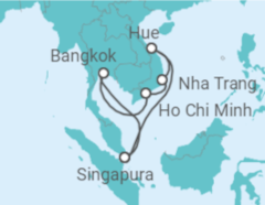 Itinerário do Cruzeiro Tailândia, Vietname - Royal Caribbean