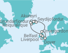 Itinerário do Cruzeiro Islândia, Reino Unido - Carnival Cruise Line