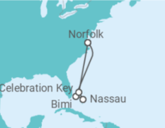 Itinerário do Cruzeiro Bahamas - Carnival Cruise Line