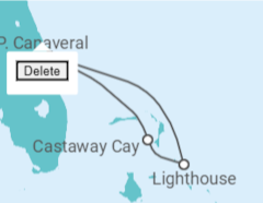 Itinerário do Cruzeiro EUA - Disney Cruise Line