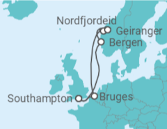 Itinerário do Cruzeiro Bélgica, Noruega - Celebrity Cruises