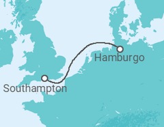 Itinerário do Cruzeiro Alemanha - Cunard