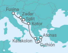Itinerário do Cruzeiro Montenegro, Croácia - Silversea