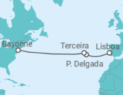 Itinerário do Cruzeiro Portugal - Silversea