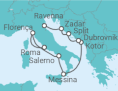 Itinerário do Cruzeiro Itália, Montenegro, Croácia - Celebrity Cruises