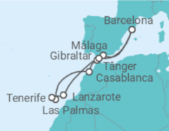 Itinerário do Cruzeiro Ilhas Canárias (Espanha) - Celebrity Cruises