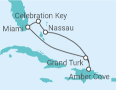 Itinerário do Cruzeiro Bahamas - Carnival Cruise Line