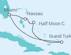 Itinerário do Cruzeiro Bahamas - Carnival Cruise Line