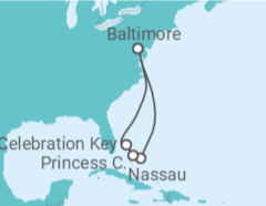Itinerário do Cruzeiro Bahamas - Carnival Cruise Line