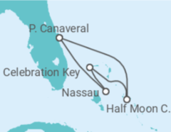 Itinerário do Cruzeiro Bahamas - Carnival Cruise Line