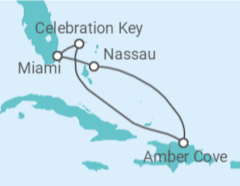 Itinerário do Cruzeiro Bahamas - Carnival Cruise Line