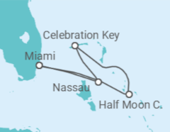 Itinerário do Cruzeiro Bahamas - Carnival Cruise Line