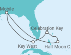 Itinerário do Cruzeiro EUA - Carnival Cruise Line