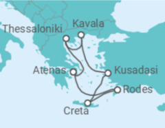Itinerário do Cruzeiro Grécia, Turquia - Celebrity Cruises