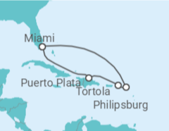 Itinerário do Cruzeiro Ilhas Virgens Britânicas, Sint Maarten - Celebrity Cruises