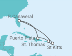 Itinerário do Cruzeiro Ilhas Virgens Americanas - Celebrity Cruises