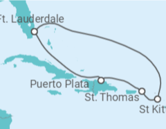 Itinerário do Cruzeiro Ilhas Virgens Americanas - Celebrity Cruises