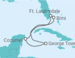 Itinerário do Cruzeiro México, Ilhas Caimão - Celebrity Cruises