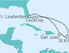 Itinerário do Cruzeiro Porto Rico - Celebrity Cruises