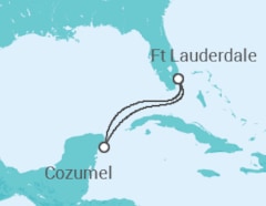 Itinerário do Cruzeiro México - Celebrity Cruises