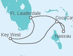 Itinerário do Cruzeiro EUA, Bahamas - Celebrity Cruises