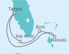 Itinerário do Cruzeiro EUA, Bahamas - Celebrity Cruises
