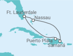 Itinerário do Cruzeiro Bahamas - Royal Caribbean