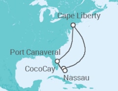 Itinerário do Cruzeiro Caraíbas e Oásis - Royal Caribbean