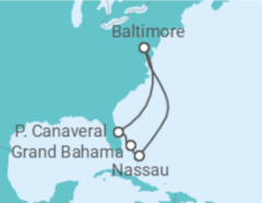 Itinerário do Cruzeiro EUA, Bahamas - Royal Caribbean