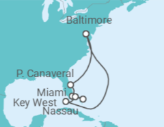 Itinerário do Cruzeiro EUA, Bahamas - Royal Caribbean