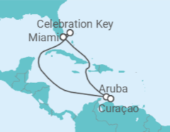 Itinerário do Cruzeiro Aruba, Curaçao - Carnival Cruise Line