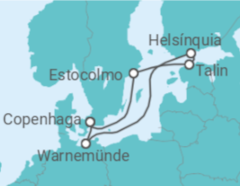 Itinerário do Cruzeiro Alemanha, Finlândia, Estónia, Suécia - NCL Norwegian Cruise Line
