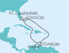 Itinerário do Cruzeiro Curaçao, Aruba - Royal Caribbean