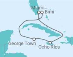 Itinerário do Cruzeiro Jamaica, Ilhas Caimão - Virgin Voyages