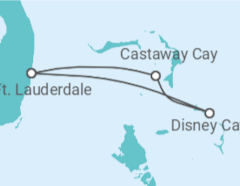Itinerário do Cruzeiro EUA - Disney Cruise Line