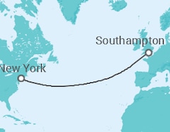 Itinerário do Cruzeiro Reino Unido - Cunard