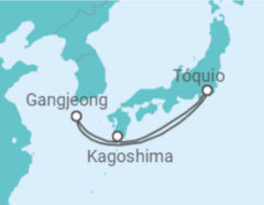 Itinerário do Cruzeiro Japão - MSC Cruceros