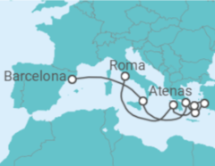 Itinerário do Cruzeiro Itália, Grécia, Turquia - Celebrity Cruises