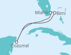 Itinerário do Cruzeiro México - Virgin Voyages