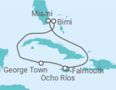 Itinerário do Cruzeiro Jamaica, Ilhas Caimão - Royal Caribbean