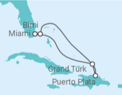 Itinerário do Cruzeiro Bahamas - Virgin Voyages